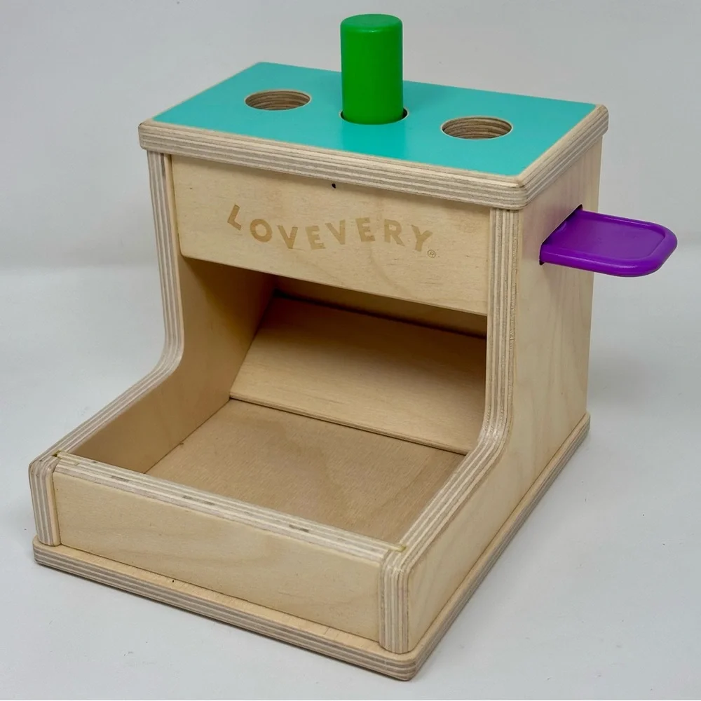 Lovevery Wooden Peg Drop The Thinker Play Kit Baby 11-12M Montessori Toy READ